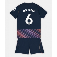 Camiseta Tottenham Hotspur Jan Paul van Hecke #6 Segunda Equipación Replica 2026-27 para niños mangas cortas (+ Pantalones cortos)